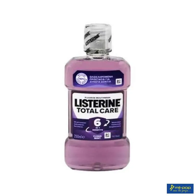 LISTERIŽE VODICA ZA USTA TOTAL CARE 250ML 