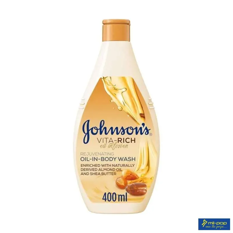 JOHNSONS KUPKA BW ALMOND&SHEA BUTTER 400ML 