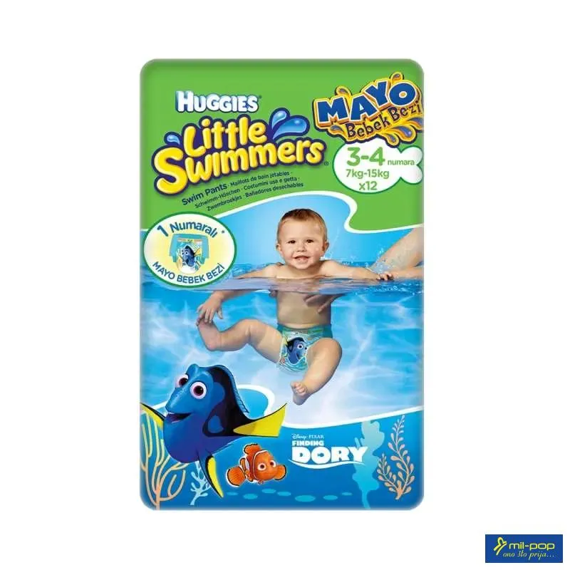 HUGGIES LITTLE SWIMMERS 3-4 12KOM 