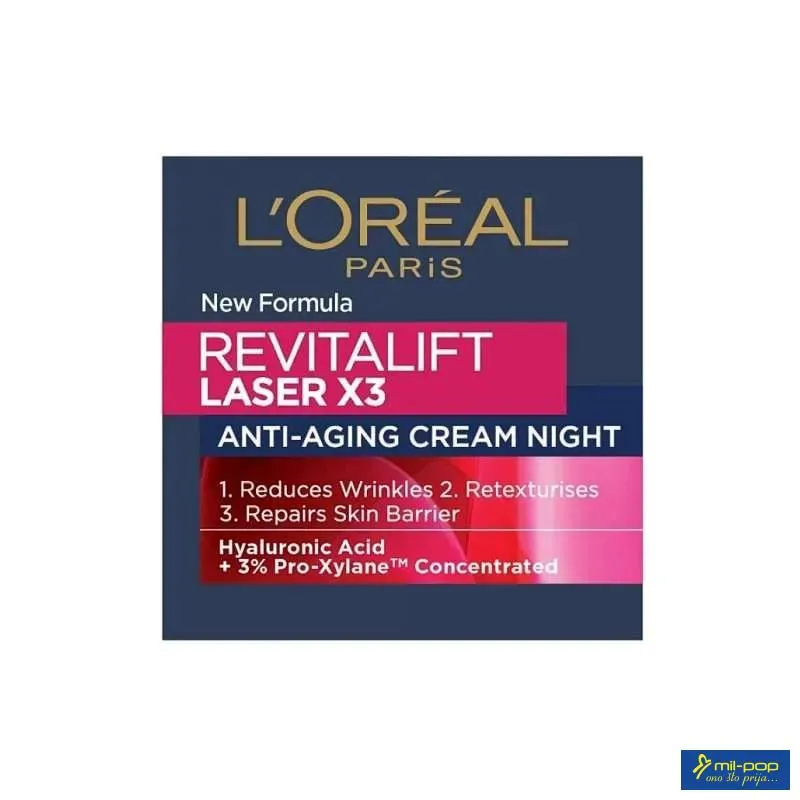 LOREAL KREMA REVITALIFT LASER PROTIV BORA NOCNA 50ML 