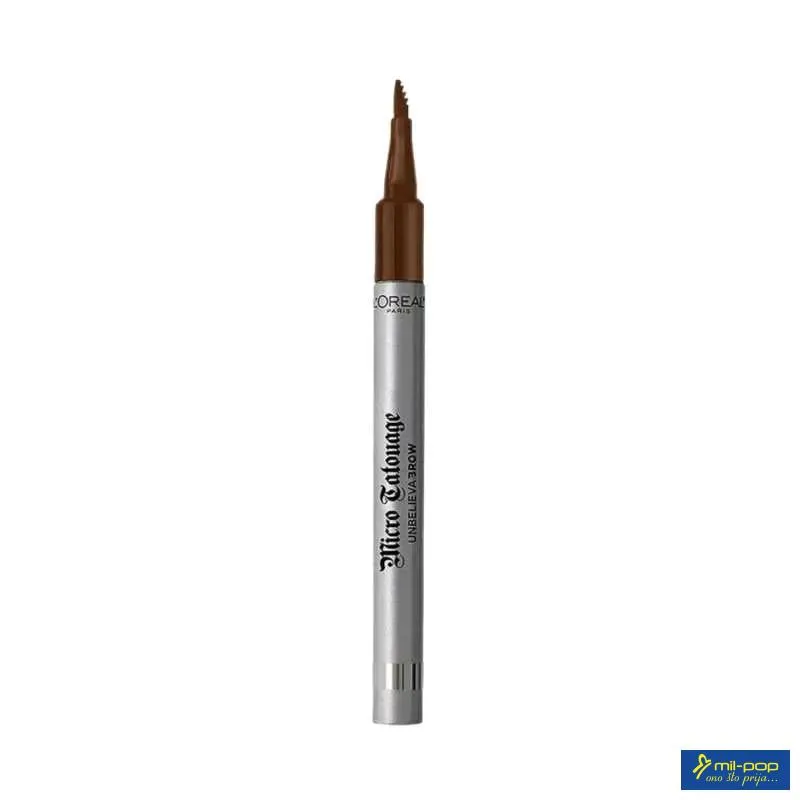 LOREAL GEL ZA OBRVE UNBELIEVA MICRO TATOUAGE 105 BRUNETTE 