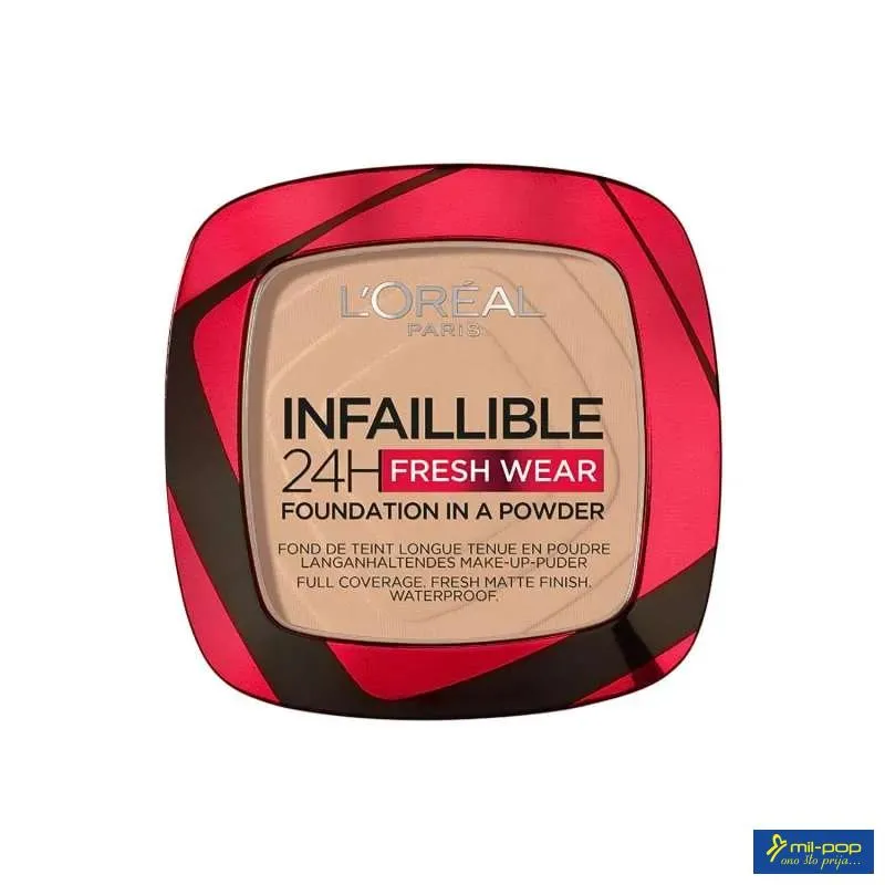 LOREAL INFAILLIBLE KAMENI PUDER 24H 130 TRUE BEIGE 