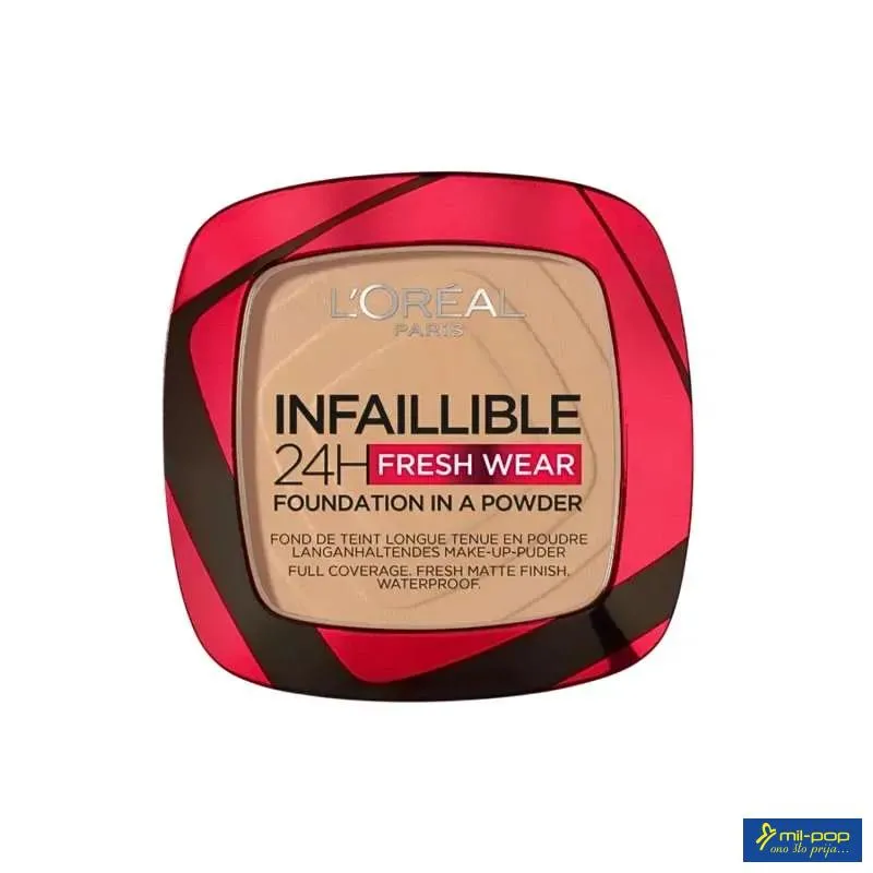 LOREAL INFAILLIBLE KAMENI PUDER 24H 140 GOLDEN BEIGE 