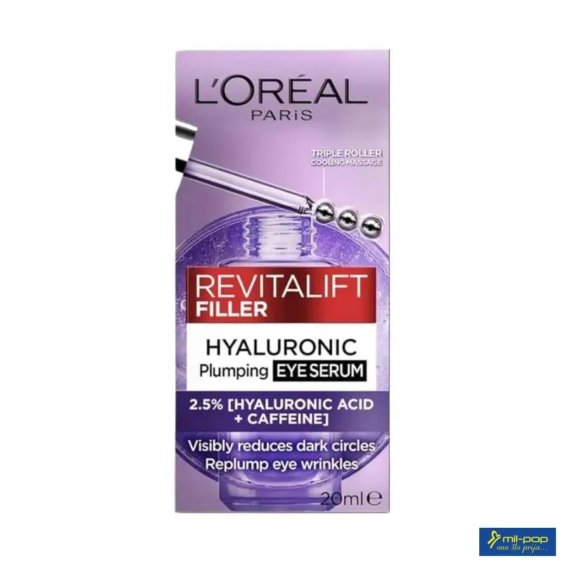 LOREAL SERUM PROTIV BORA REVITALIFT FILLER ZA PREDIO OKO OČIJU 20 ML