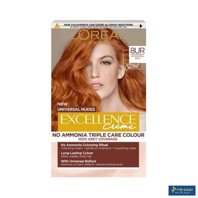 EXCELLENCE UNIVERSAL NUDES 8UR UNIVERSAL LIGHT COPPER 