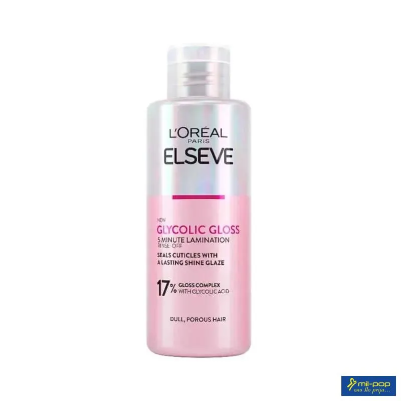 LOREAL TRETMAN ZA KOSU GLYCOLIC GLOSS RINSE-OFF 200ML 