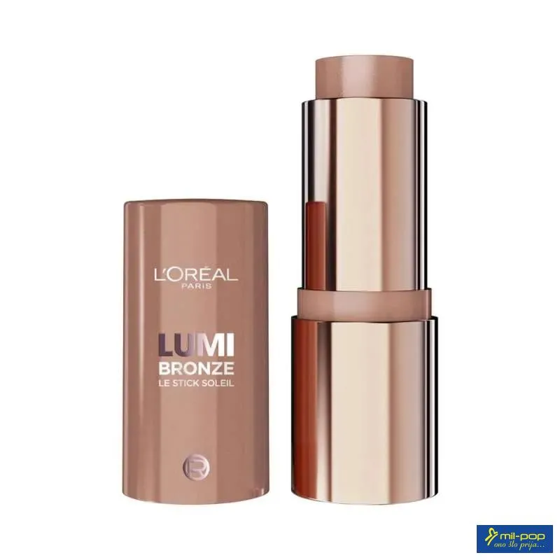 LOREAL BRONZER U STIKU LUMI  100 SUNKISSED ROSE 