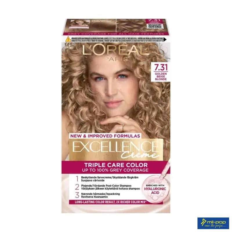 EXCELLENCE UNIVERSAL NUDES 7.31 LINEN BLOND 