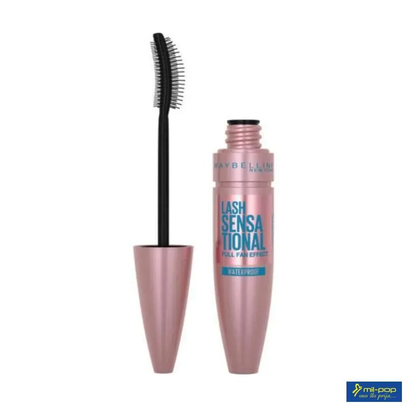 MAYBELLINE MASKARA LASH SENSATIONAL BLACK WATERPROOF 
