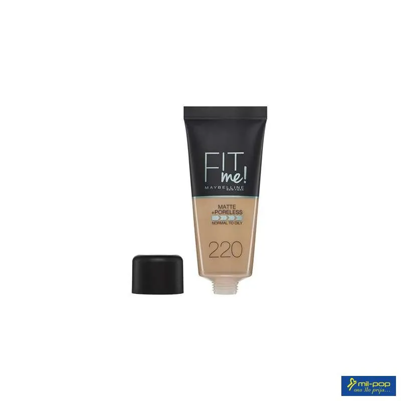 MAYBELLINE PUDER ZA LICE FIT ME MATTE + PORELESS FOUNDATION 220 NATURAL BEIGE