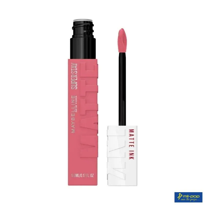 MAYBELLINE RUŽ ZA USNE SUPER STAY MATTE INK PINKS 180 REVOLUTIONARY 