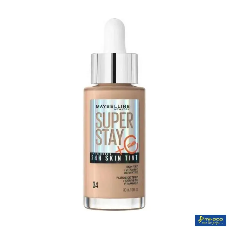 MAYBELLINE SERUM SUPER STAY SKIN TINT 24H TINTED 34 