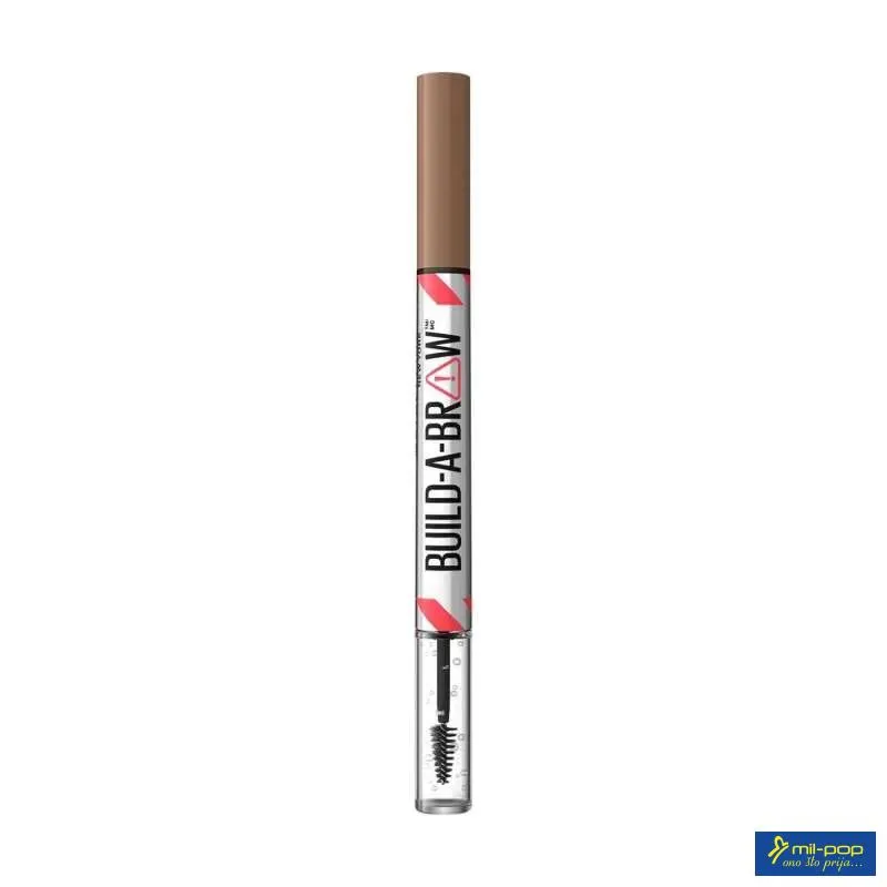 MAYBELLINE OLOVKA ZA OBRVE+GEL BUILD A BROW 2 IN 1 255 SOFT BROWN 