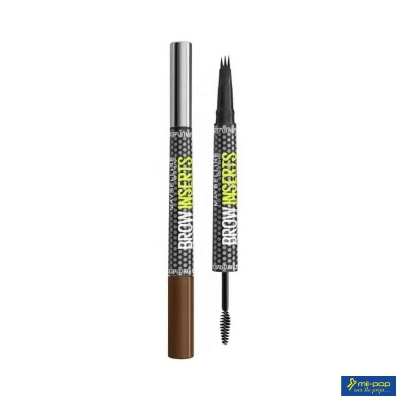MAYBELLINE NEW YORK BROW INSERT 2 U 1 OLOVKA ZA OBRVE 02 SOFT BROWN 