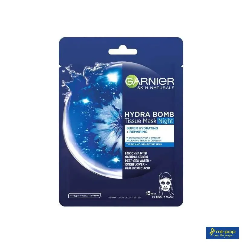 GARNIER MASKA ZA LICE HIDRA FOR TIRED AND SENSITIVE SKIN 