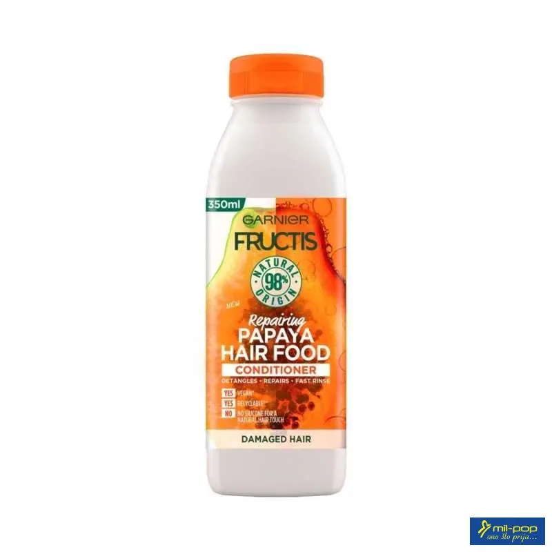 FRUCTIS HAIR FOOD CONDITIONER PAPAYA 350ML 