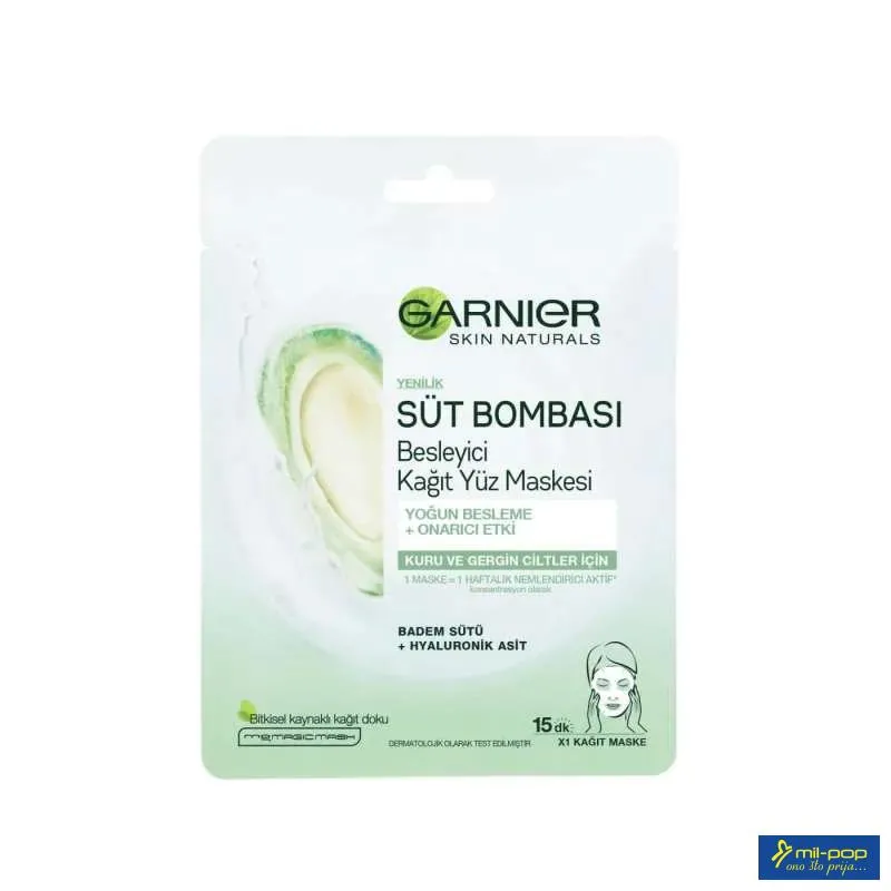 NUTRI BOMB ALMOND MILKY TISSUE MASK FOR DRY AND UNCOMFORTABLE SKIN