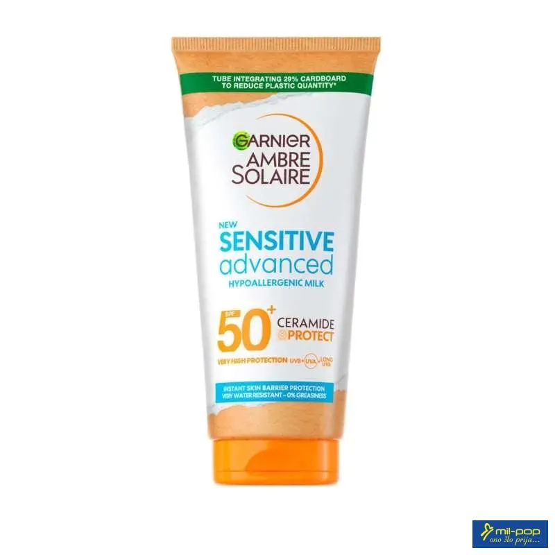 GARNIER AMBRE SOLAIRE SENSITIVE ADVANCED LOTION SPF 50+ 175 ML 