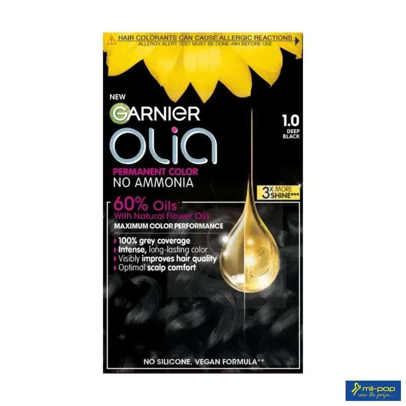 GARNIER OLIA FARBA ZA KOSU 1.0 NIGHT BLACK 