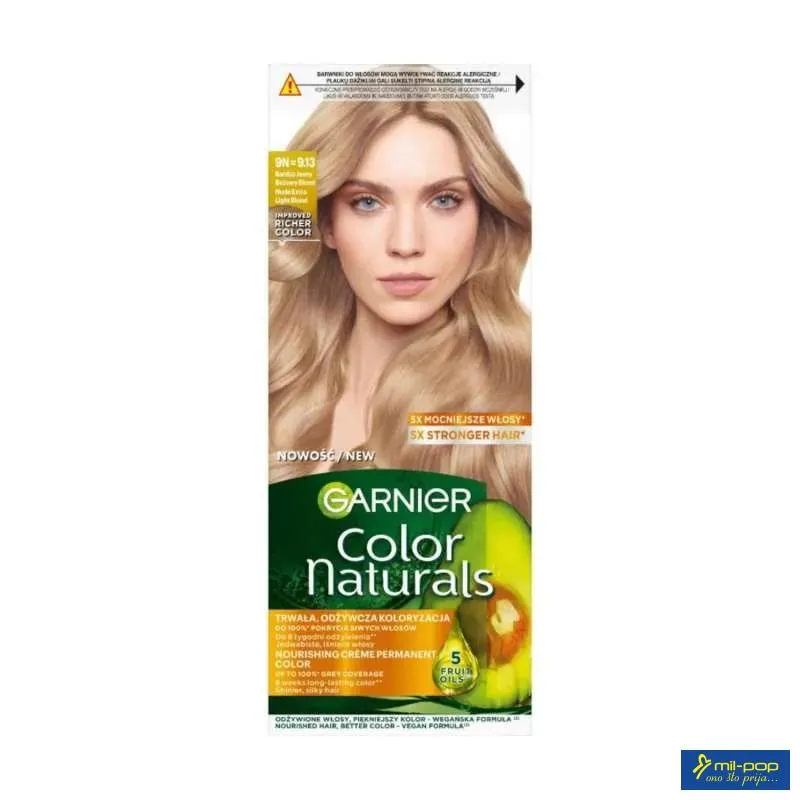 GARNIER FARBA ZA KOSU COLOR NATURALS 9N NUDE EXTRA LIGHT BLOND 