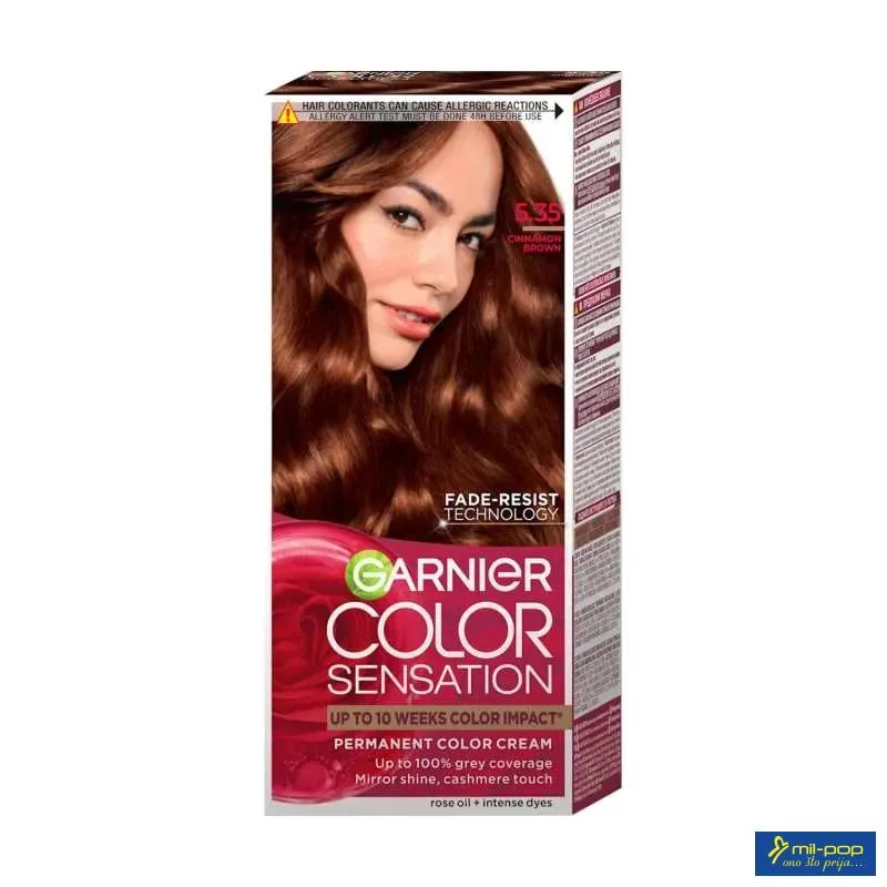 GARNIER FARBA ZA KOSU COLOR SENSATION 5,35 CINNAMON BROWN