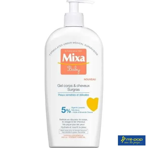 MIXA KUPKA BABY HAIR & BODY 400 ML