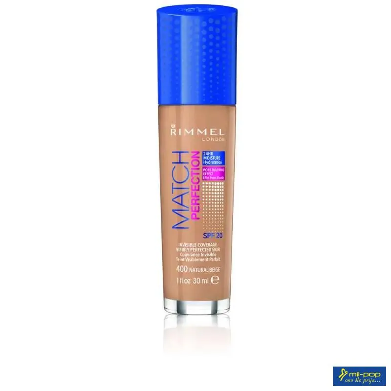 RIMMEL PUDER TECNI MATCH PERFECTION 400 NEW 