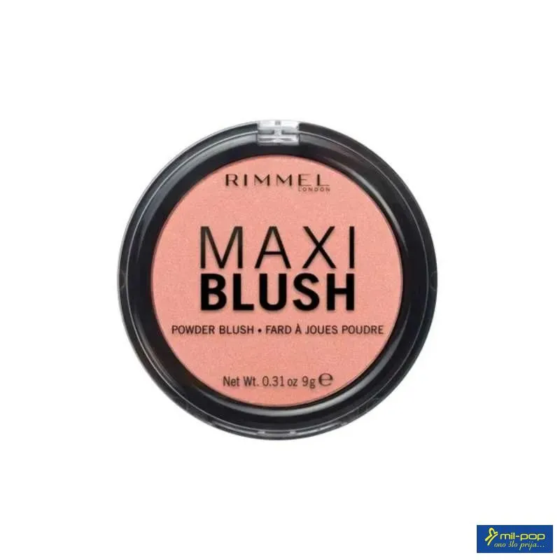 RIMMEL RUMENILO MAXI BLUSH 001 THIRD BASE