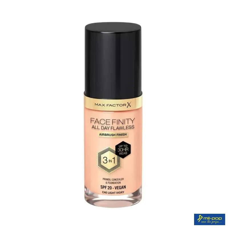 MAX FACTOR PUDER ZA LICE FACEFINITY 3IN1 C40 LIGHT IVORY NEW 