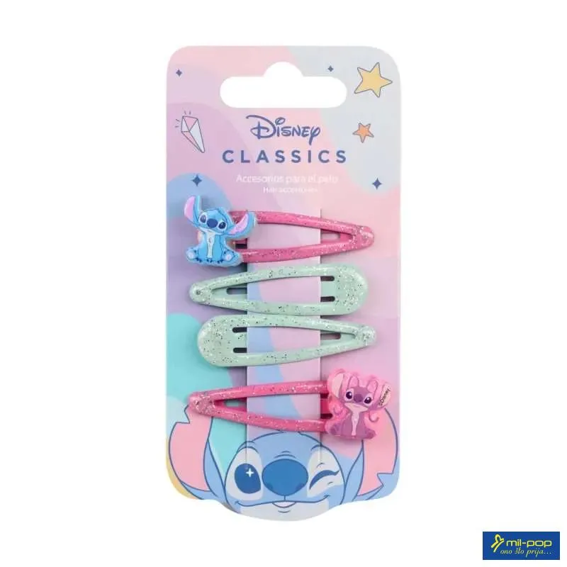 DISNEY ŠNALICE ZA KOSU LILO & STITCH CLIC CLAC 4/1 