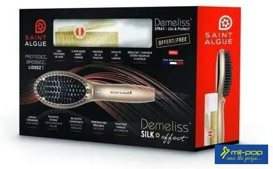 DEMELISS SILK EFFECT SET ELEKTRICNA CETKA + LOSION ZA ZASTITI KOSE 200ML