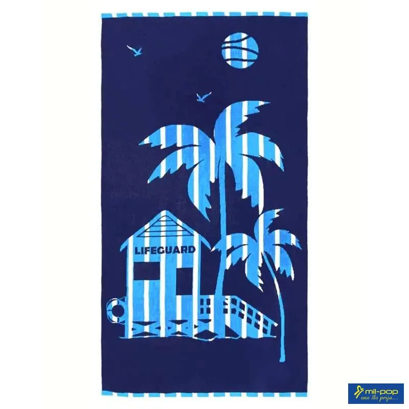 LA PLAGE PEŠKIR ZA PLAŽU SANTORINI 90X170 