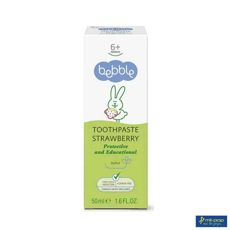 BEBBLE 6M+ ZUBNA PASTA JAGODA 50ML 