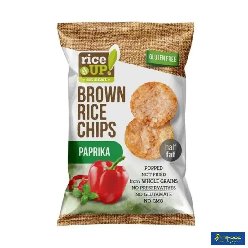 RICE UP RIZIN ČIPS PAPRILA 60G 