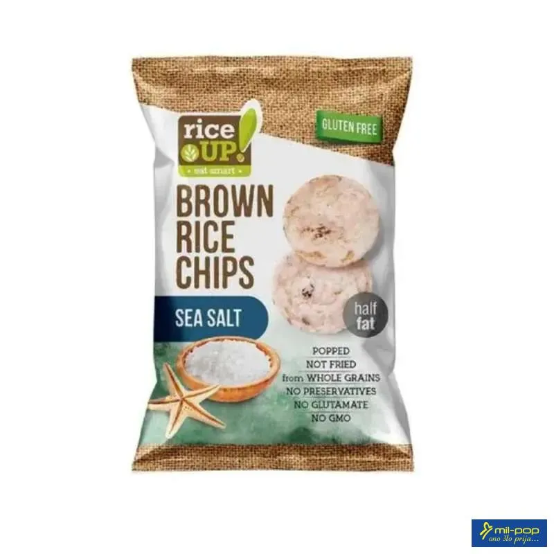 RICE UP RIZIN ČIPS MORSKA SO 60G 