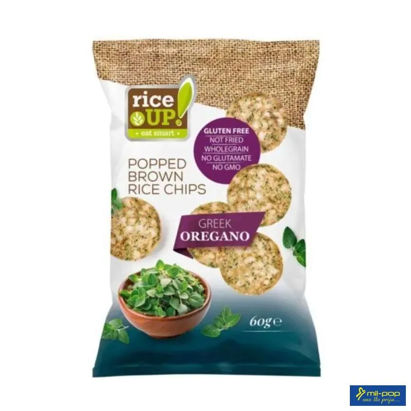 RICE UP RIZINE GALETE SLIM ORIGANO 60G 