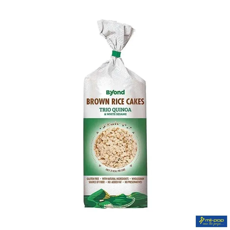 LIVITY BROWN RICE GALETE - TRIO QUINOA & WHITE SESAME 100G 
