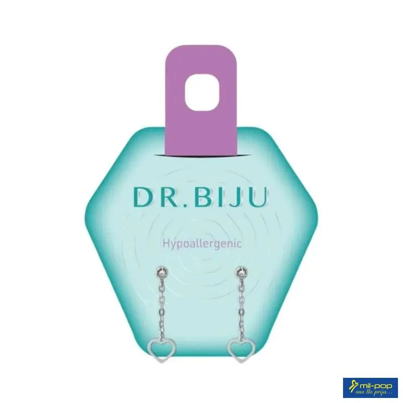 DR. BIJU MINDJUSE DROP HEARTH 3,3 MM CRYSTAL