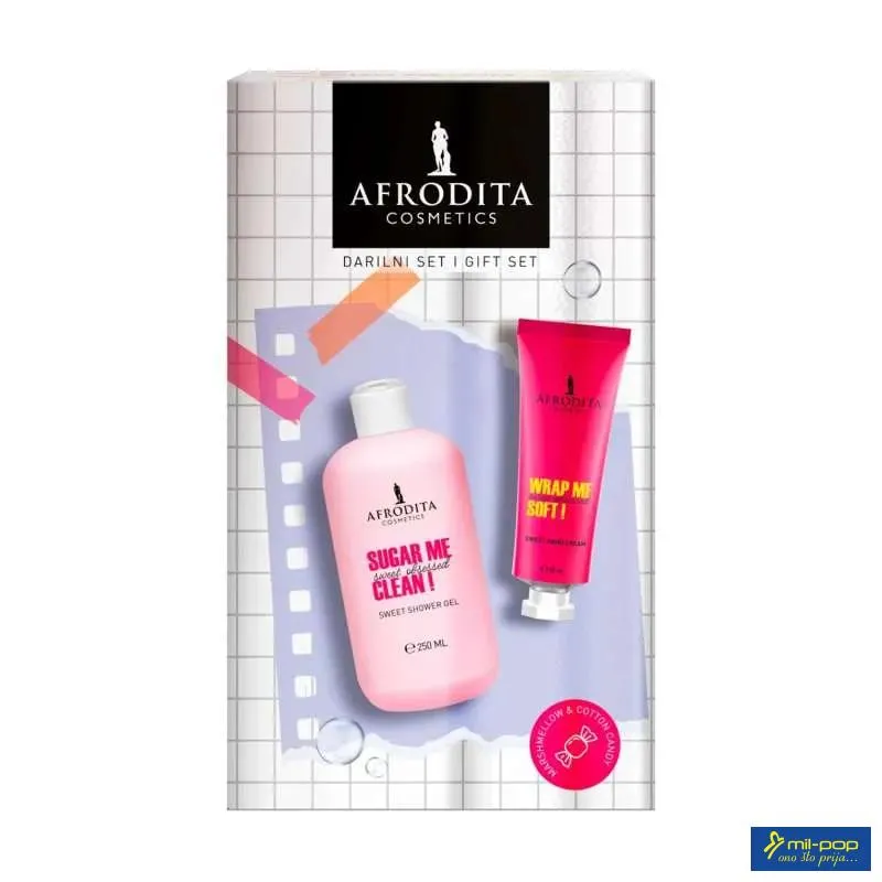 AFRODITA SET SWEET ON YOU TUS GEL+ KREMA ZA RUKE 