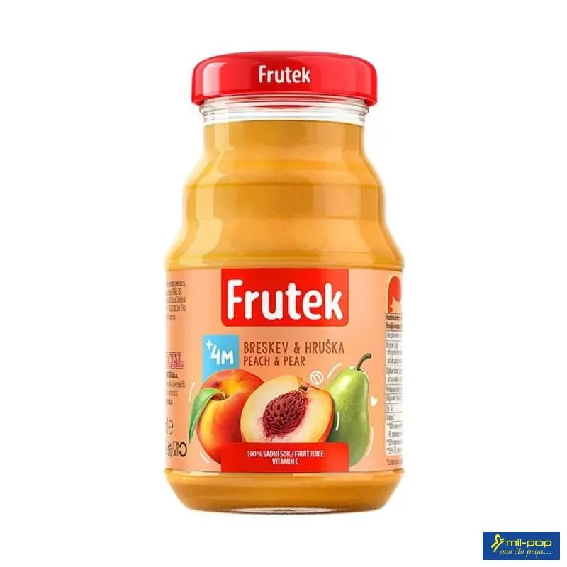 FRUTEK SOK 125ML - BRESKVA KRUŠKA 