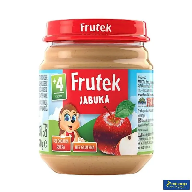 FRUTEK KAŠICA BIO 120G - JABUKA 