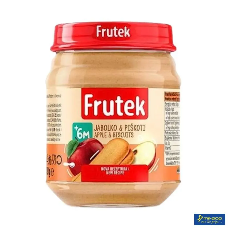 FRUTEK KAŠICA 120G - PIŠKOTE JABUKA 