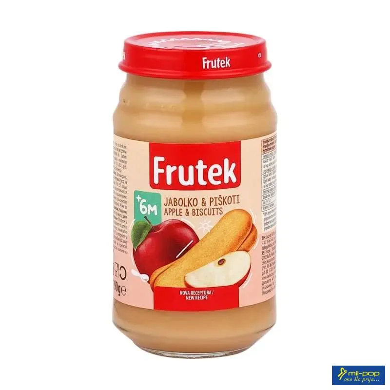 FRUTEK KAŠICA 190G - PIŠKOTE JABUKA 