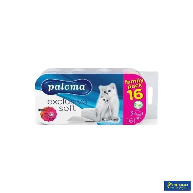 PALOMA EXCLUSIVE SOFT TOALET PAPIR 16/1 