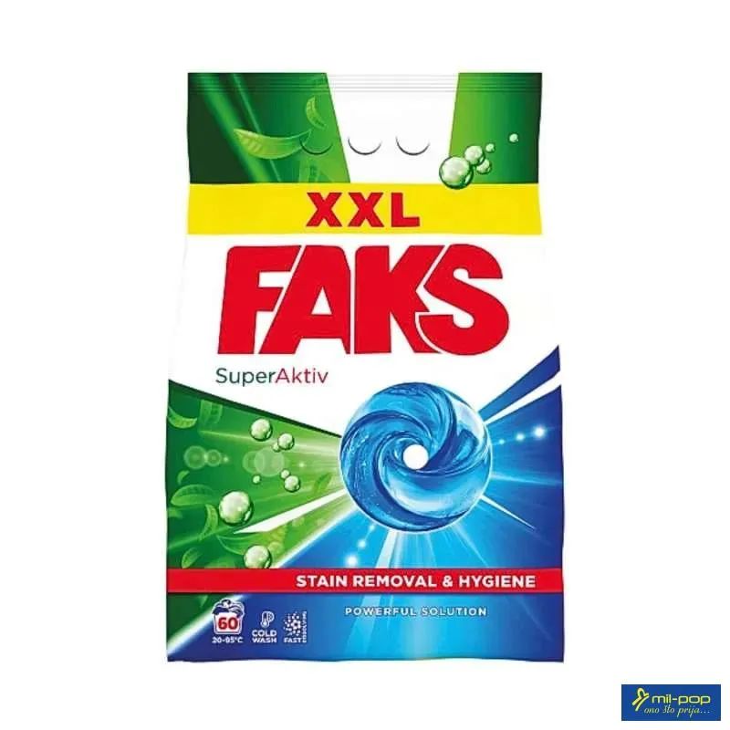 FAKS SUPERAKTIVE PRAŠAK TA VEŠ - 60 PRANJA 