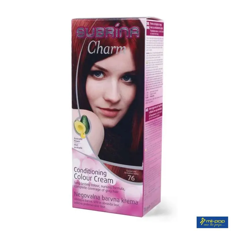 SUBRINA CHARM 76 GARNET RED