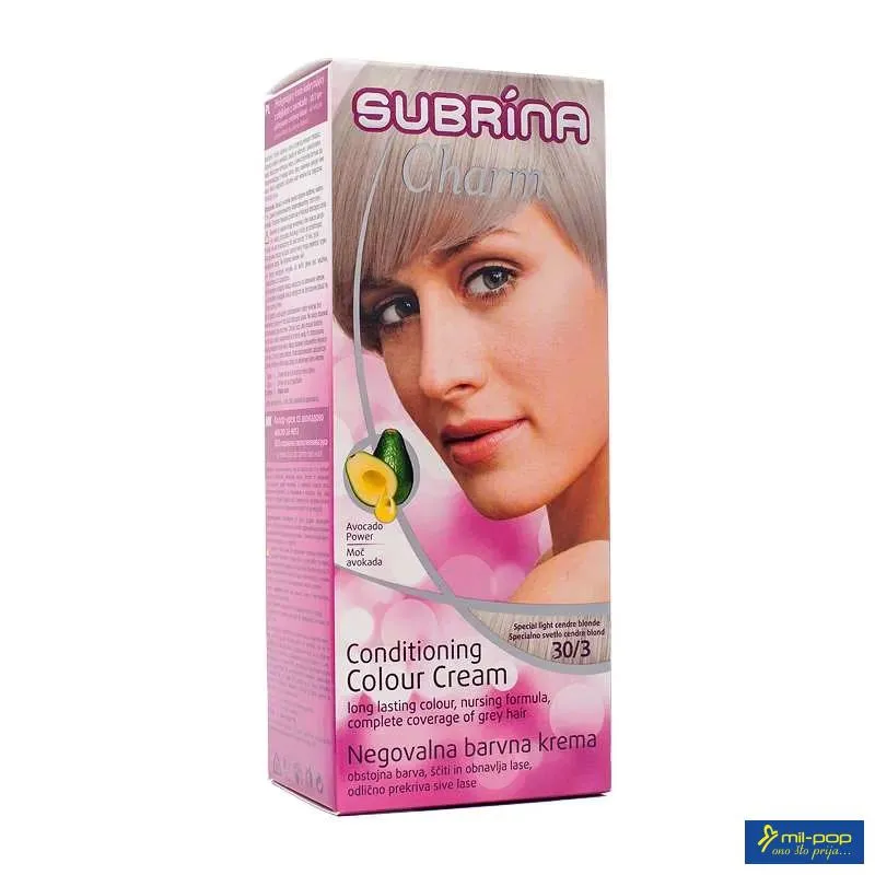 SUBRINA CHARM 30/3 SPEC.SV.CENDRE BLOND NOVA