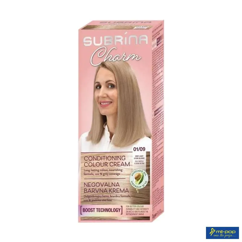 SUBRINA CHARM 01/09 SVIEJTLO HLADNA BLOND 