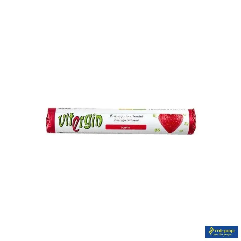 VITERGIN VITAMINSKE BOMBONE - JAGODA 32G 