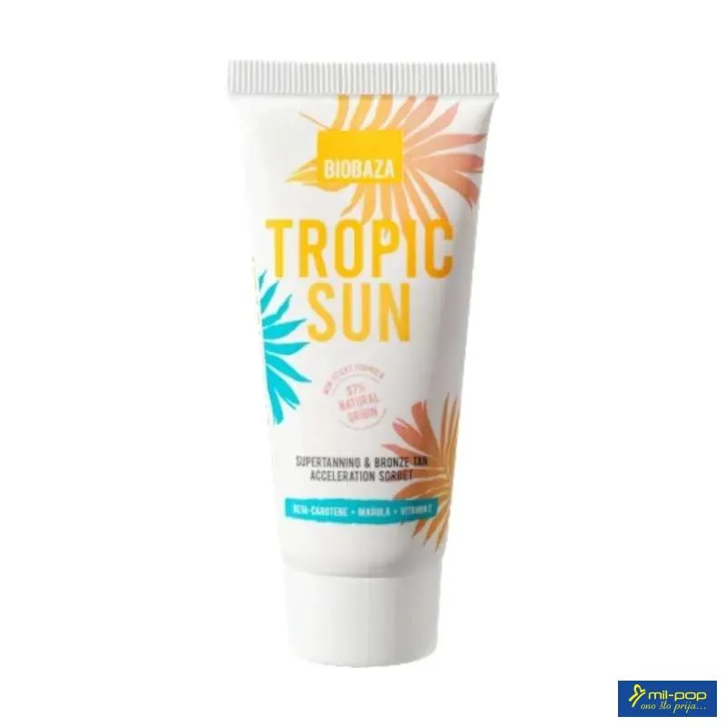 BIOBAZA TROPIC SUN SERBET ZA UBRZANO TAMNJENJE I BRONZANI TEN 30ML 
